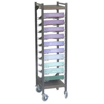 53.38'' H x 14.5'' W File Cart with Wheels