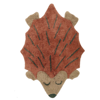Clymer Hand Tufted Cotton Brown/Red Rug