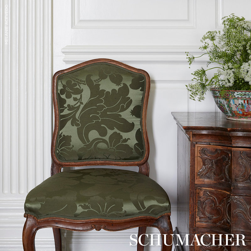 Dandridge Damask Fabric, Magnolia