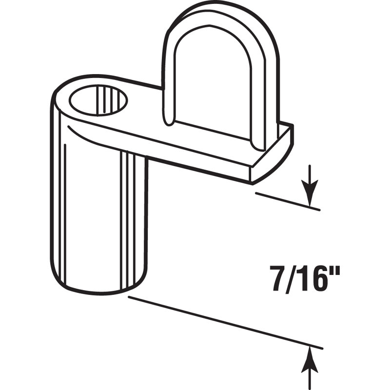 Prime-Line Window Screen Clips, Flush, Clear Plastic