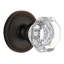 Grandeur Newport Rosette Double Dummy with Chambord Crystal Door Knob-635667658