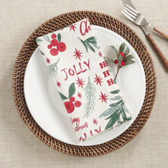 Essential Napkin Set of 4 - Pink  Kitchen & Table Linens, Napkins  :Beautiful Designs by April Cornell