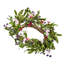 Artificial Decorative Wreath 22 In Pink Green With Daisies Year Round Wreath