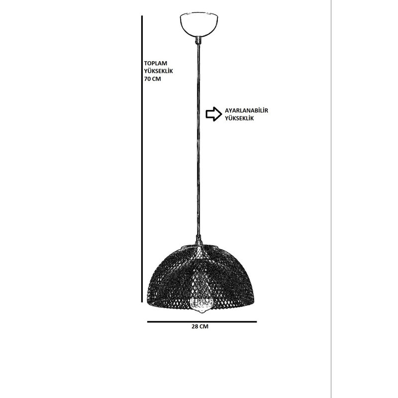 Aveigha - Light Pendant, Gold