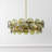 Curtis 4 Light Glass/Metal Chandelier