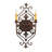 Louisa Steel Candle Wall Light