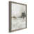Toile avec cadre gris