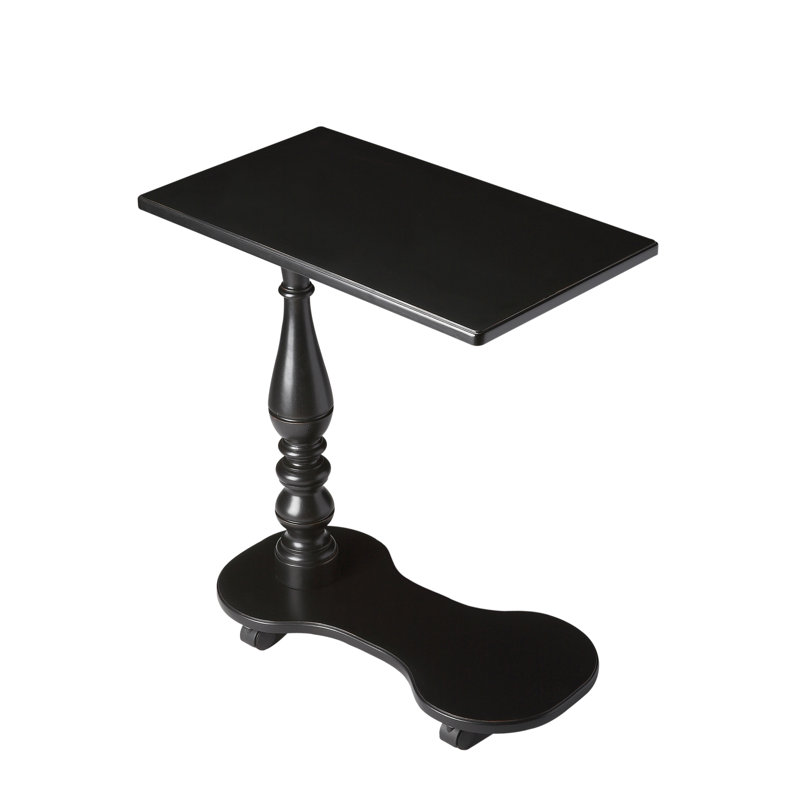 Mabry Mobile Tray Table, Black liquorice