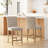 Contemporary Fabric Button Tufted Counter Stools, Set Of 2, For Stylish And Comfortable Seating-2070280082
