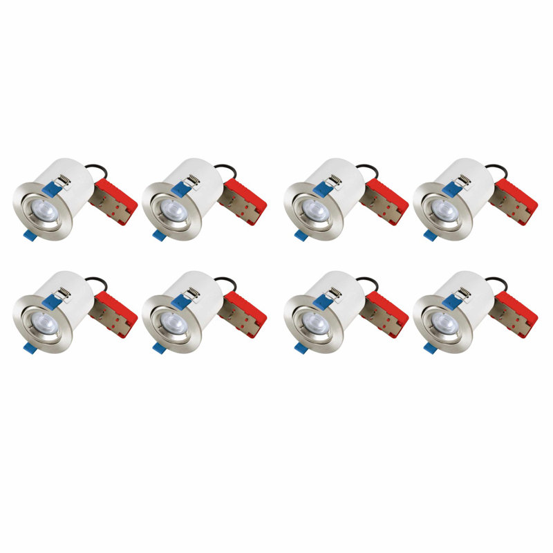 Carabooda 9.6cm Recessed Lighting Kit, Satin Chrome