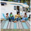 Tapis d'extérieur imperméable et réversible pour patio, véhicule récréatif et camping - Tapis antidérapant léger toutes saisons - Tapis intérieur / extérieur-2019383584-2019383586