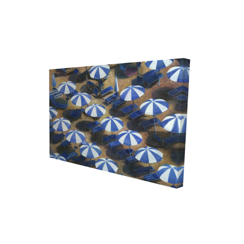 Beach Umbrellas - American Bathroom Canvas Home Decor
