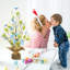 Décorations de Pâques, décoration de table en forme d'œuf artificiel de Pâques avec des ornements délicats, pour la fête de mariage, décoration de printemps et d'été