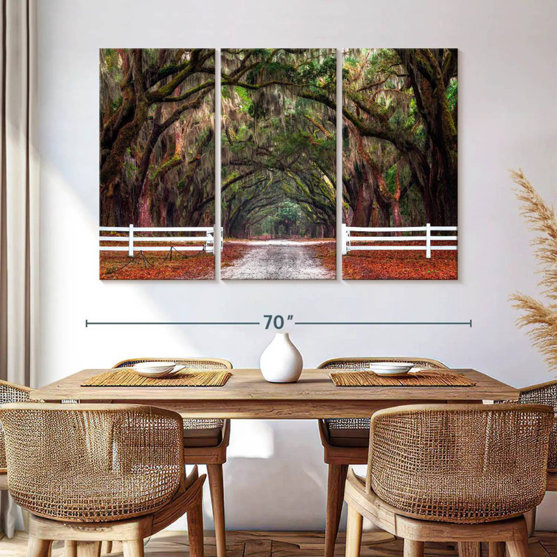 Sebbie Wormsloe Historic Site Trees, 42" H x 65" W