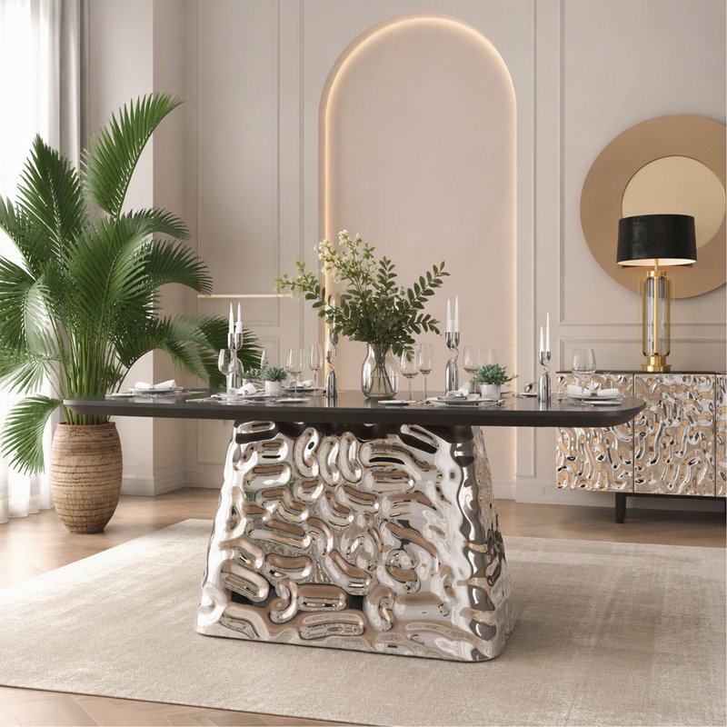Modern Dining Table 70.8 Inch Kitchen Table