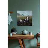 LONE COW LONE COW - Unframed Print on Canvas