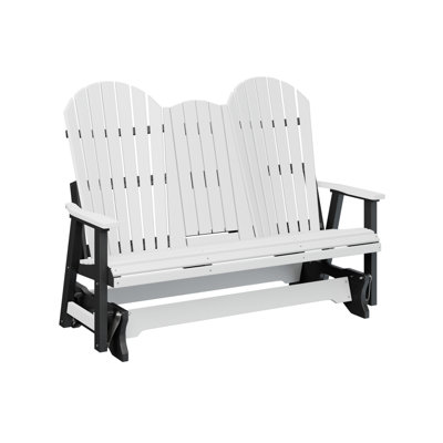 Berlin Gardens Comfo Back Premium 5′ Three Seat Glider With Console