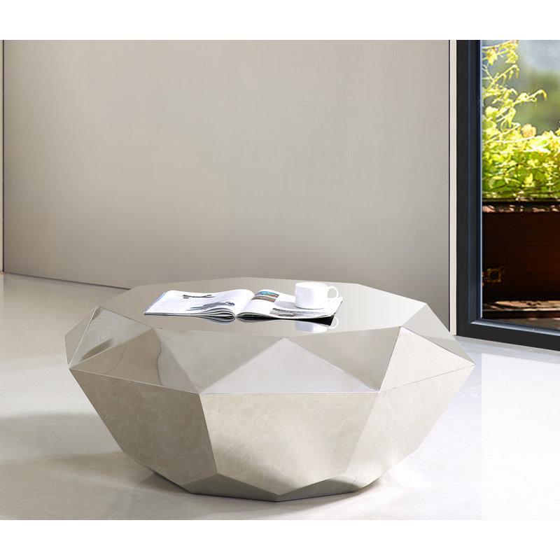 Table basse Suki, Argent