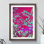 Floral Mural Maroon - Picture Frame Graphic Art-62802094-62802098