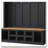 78''H Modern Hall Tree with Wide Storage Seating Bench, Entryway Shoe Cabinet with 13 Compartments-664692586