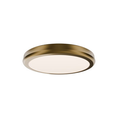 Parthenon 10" Dimmable LED Flush Mount With Built In Color Temperature Adjustability Switch From 2700K/3000K/3500K/4000K