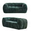 Canapé en nuage matelassé Chenille Pure Foam-1577870073