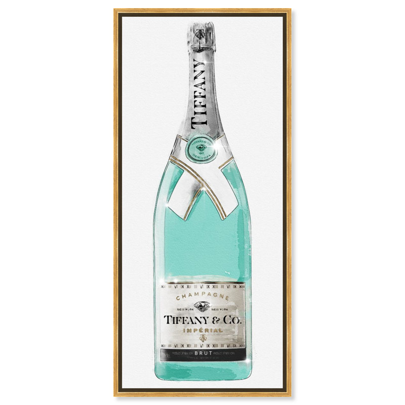 « pricest champagne tall », impression sur toile tendue, Or