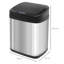 20 Liter Touchless Automatic Motion Sensor Waste Bin with Removable Inner Bucket, Stainless Steel Body, Dual Operation Modes and Compact Design, Chrome Finish