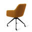 Nausheen 44cm H Polyester Upholstered Metal Side Chair-1904454512