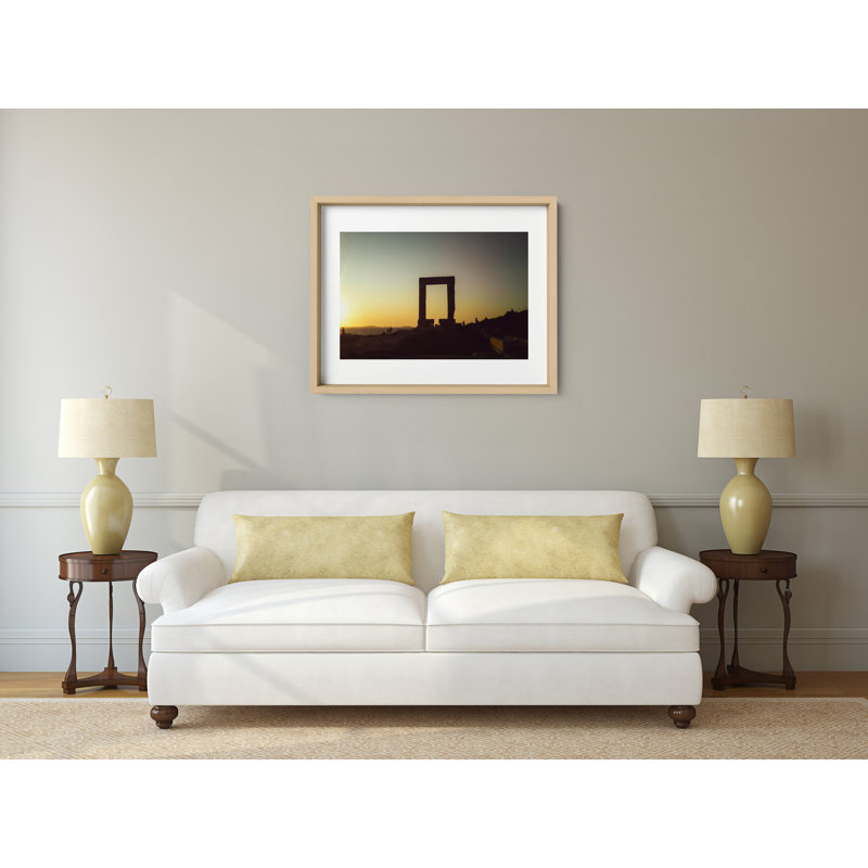 Temple Of Apollo Print by Joseph Regan, 22" H x 26" W x 0.75" D, Natural