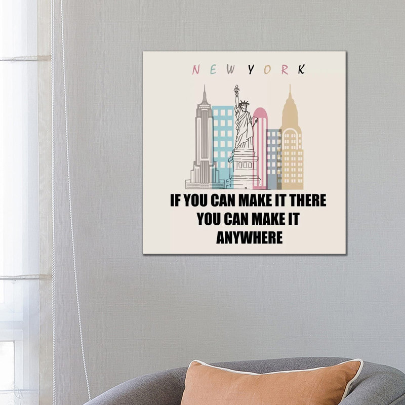 If You Can Make It There You Can Make It Anywhere by Mark Ashkenazi - Wrapped Canvas Print