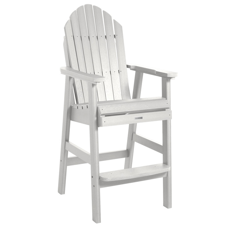 Tabouret de bar 29,25 po Caicos, Blanc