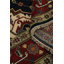 Tapis unique en coton de 13 pi 10 po x 9 pi 11 po bleu marine et bleus