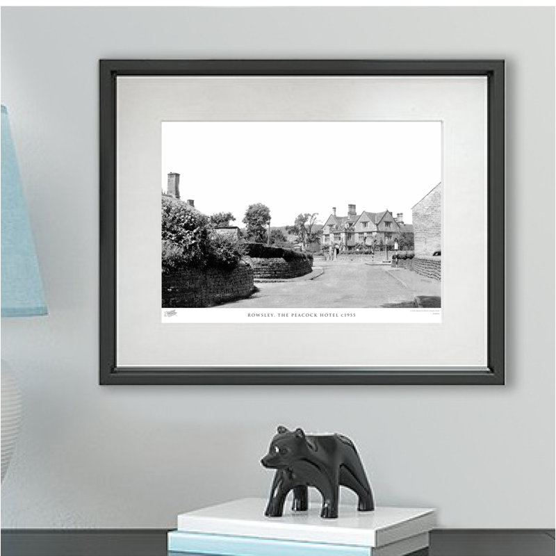 Rowsley, The Peacock Hotel C1955 - Single Picture Frame Print, 28cm H x 36cm W x 2.3cm D