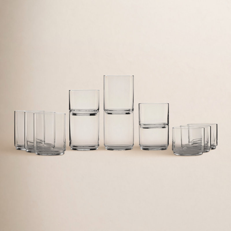 Tuscany Classics 12Pc Tall & Short Glasses