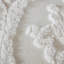 Ensemble de literie touffeté en coton, housse de couette blanc cassé avec taies décoratives assorties