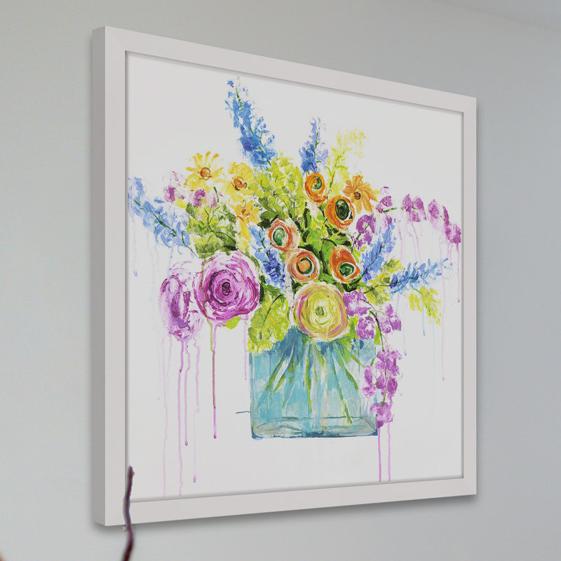 Julie Joy - Single Picture Frame Painting, 41cm H x 41cm W x 3.81cm D