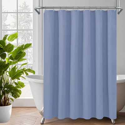Rideau de douche à tissage gaufré