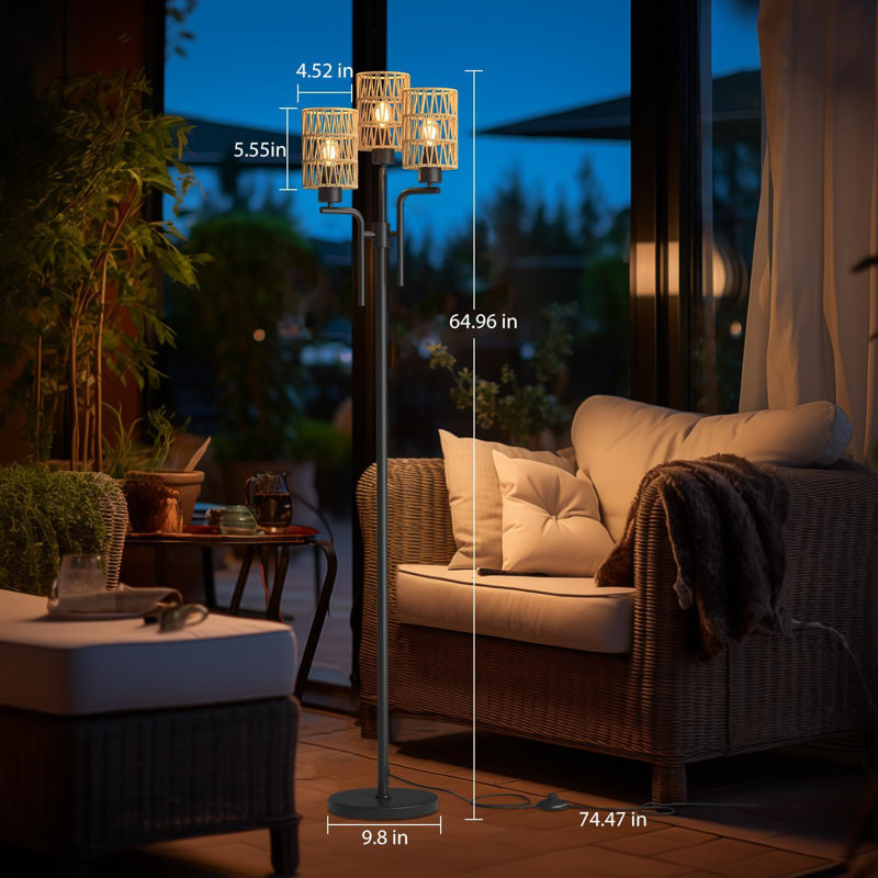Suzanne 65'' LED Tree Floor Lamp