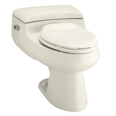 1 GPF Water Efficient Elongated One-Piece toilet (Seat Included)