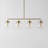 4 - Light Brass Gold Kitchen Island Pendant