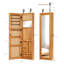 Armoire à bijoux murale avec miroir pour chambre à coucher ou entrée