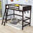 Gionny Twin Size Wood Loft Bed With Ladder-732768316