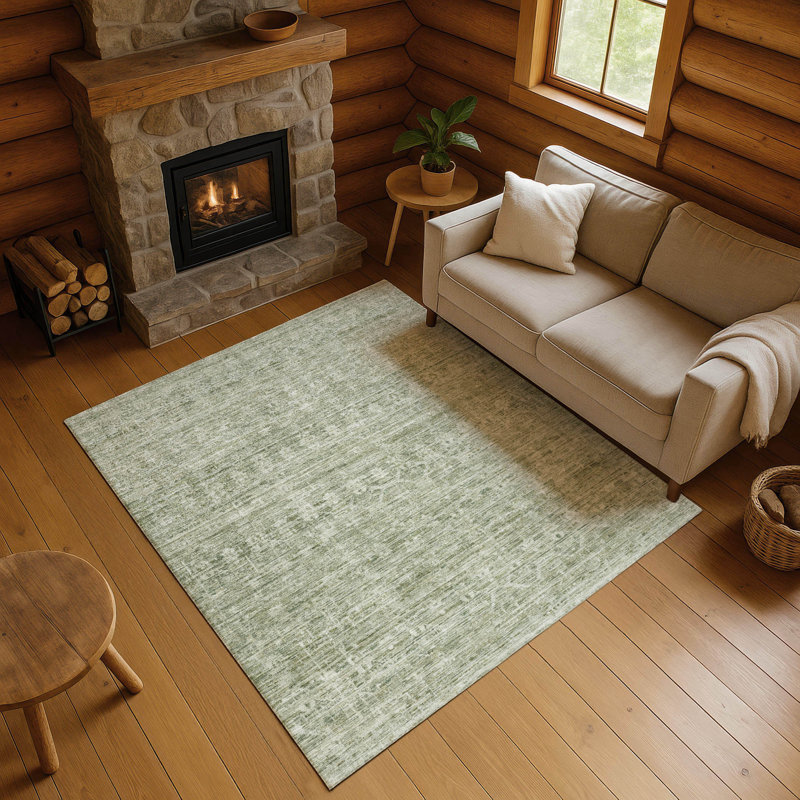 Tapis à rayures de qualité supérieure lavable à la machine AMF1746, Rectangle 10 pi x 14 pi