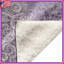 Couvertures mauves à motif abstrait tourbillonnant-128691277