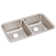 Lustertone 30.75" L x 18.5" W Double Basin Undermount Kitchen Sink