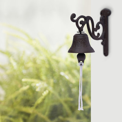 Cast Iron Door Bell Vintage Bell Antique Wall Mounted Decor