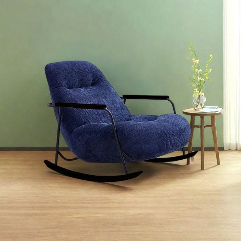 Chaise berçante spacieuse Living Living, Bleu