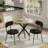 3 Pieces Round Dining Table Set for 2-989608555