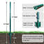 ZESTIE Green Metal Line Post-127380657